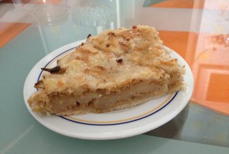 Насыпной яблочный пирог