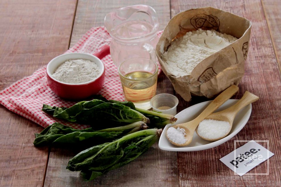 Пшеничный хлеб со шпинатом - Шаг 1