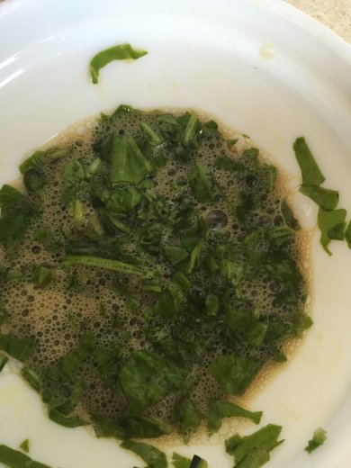 ПП Омлет со шпинатом - Шаг 1