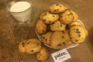 Печенье с шоколадными дропсами