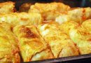 Печеные голубцы.