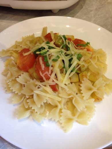 Паста с кабачками