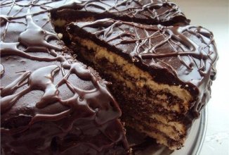 Торт на кефире "Черный принц"