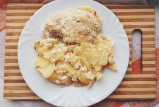 Курочка с картошкой нежная