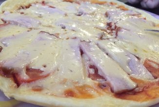 Быстрая пицца на сковороде