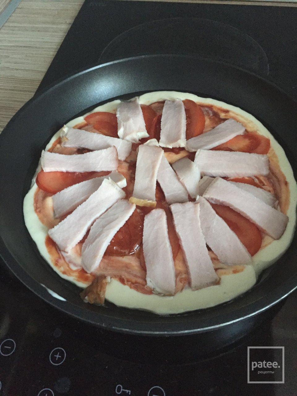 Быстрая пицца на сковороде - Шаг 5