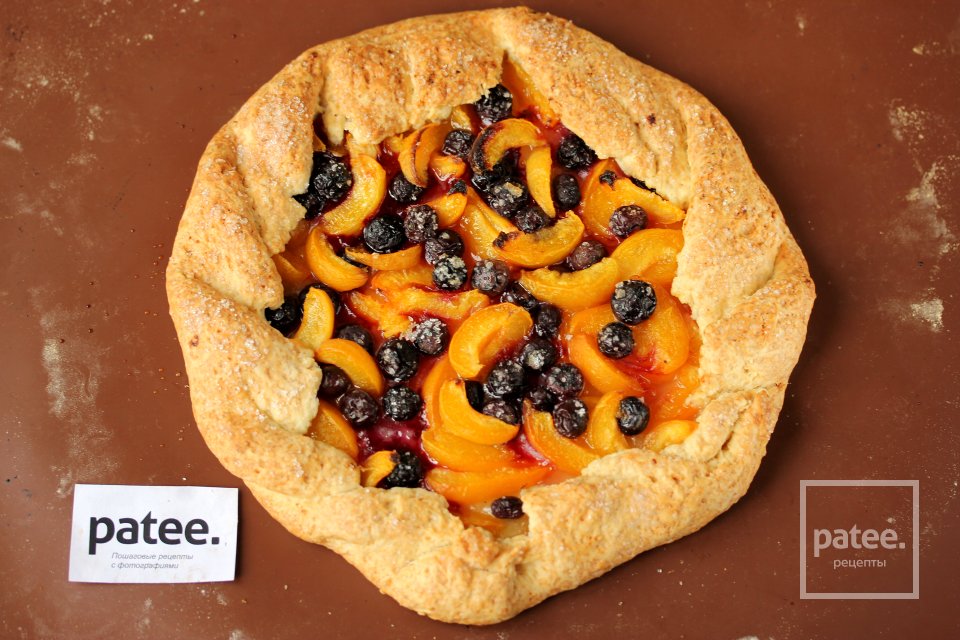 Галета с абрикосами и голубикой - Шаг 13