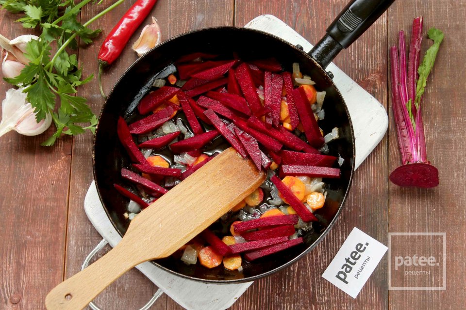 Постный красный борщ - Шаг 5