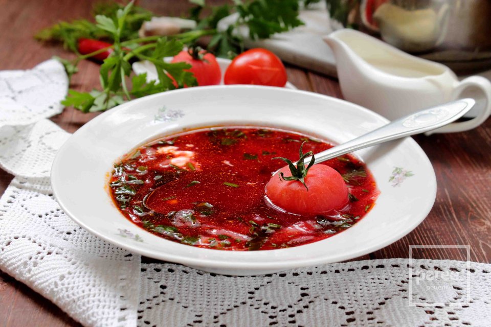 Постный красный борщ - Шаг 18