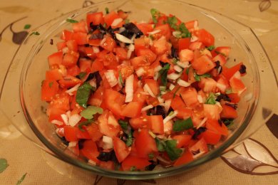 La panzanella/ Панцанелла - приготовление