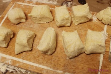 Jahodové knedlíky z tvarohového těsta/ Клубничные кнедлики из творожного теста - приготовление