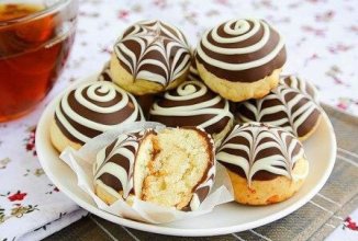 Творожное печенье с шоколадом