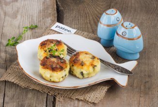 Котлеты картофельные с нори