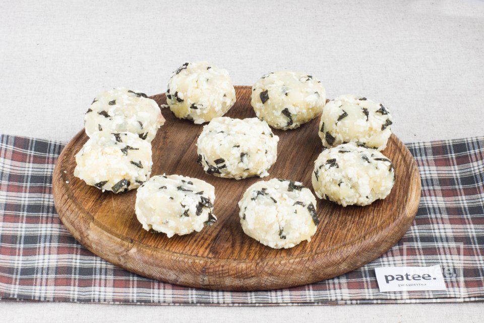 Котлеты картофельные с нори - Шаг 6