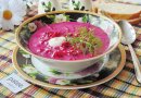 Холодный свекольник по-белорусски