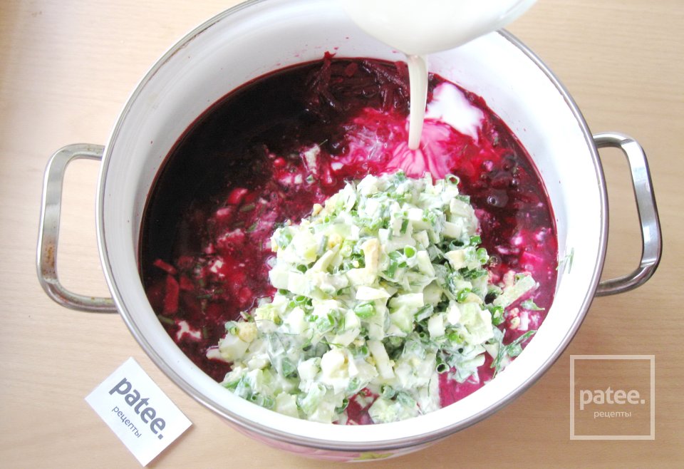 Холодный свекольник по-белорусски - Шаг 14