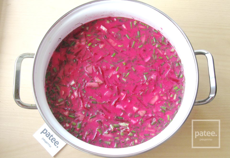 Холодный свекольник по-белорусски - Шаг 15