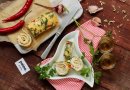 Острый рулет из омлета