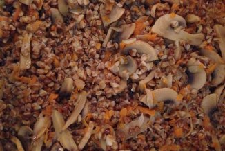 Гречка с грибами