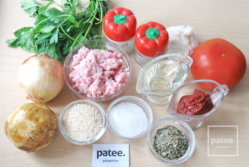 Фрикадельки по-мароккански в томатном соусе - Шаг 1