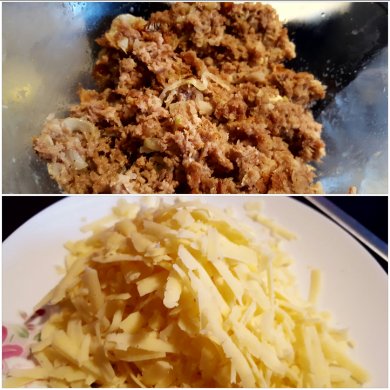 Пирог из мяса и сыра - Шаг 2