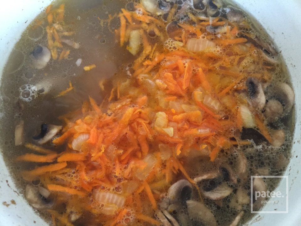 Сливочный суп с курицей и грибами - Шаг 6