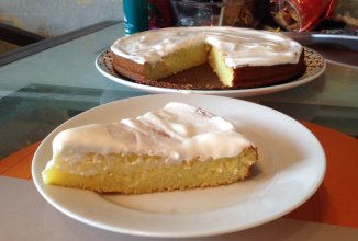 Апельсиновый манник без муки