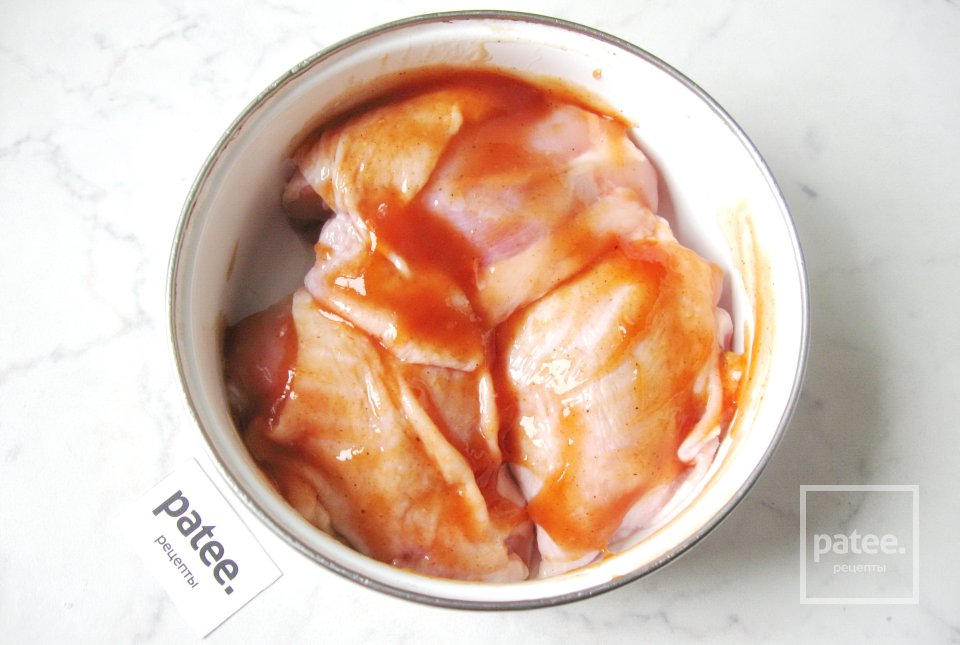 Куриные бедра запеченные в сливках - Шаг 2