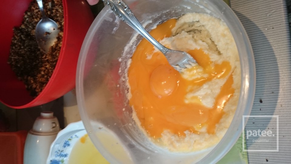 Пьяный шоколадо-ореховый кекс - Шаг 2