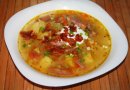 Испанский суп с охотничьими колбасками