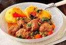 Овощное рагу с фрикадельками
