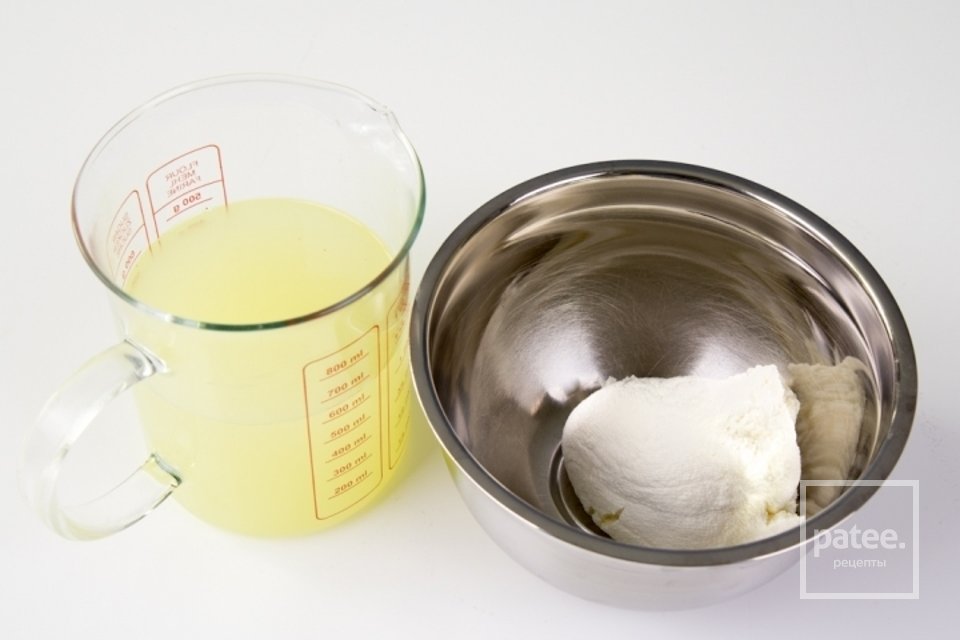 Окрошка с ветчиной на сыворотке - Шаг 2