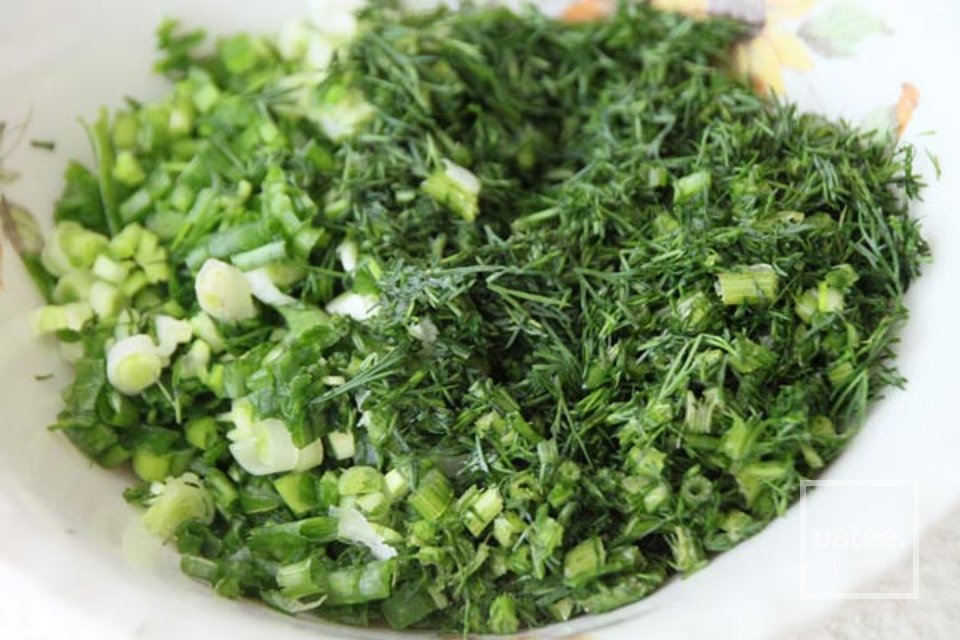 Окрошка с ветчиной на сыворотке - Шаг 5