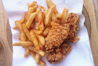 Крылышки как в KFC🍗+рецепт вкусного фри🍟