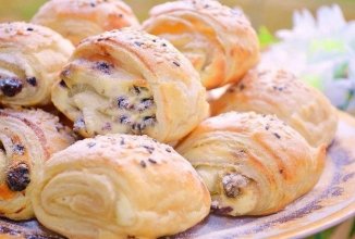 Слоёнки с творогом