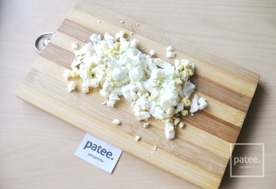 Окрошка  на газированной воде с майонезом - Шаг 3