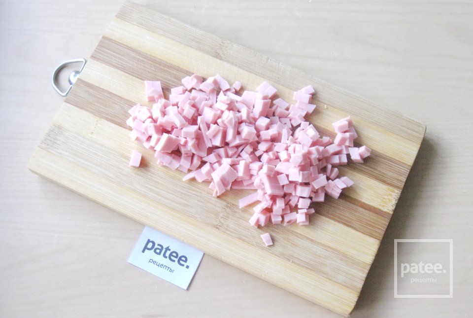 Окрошка  на газированной воде с майонезом - Шаг 4