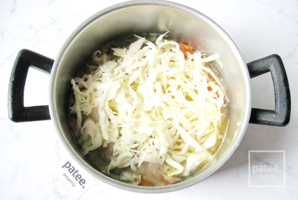 Курица с капустой и пшеном - Шаг 10