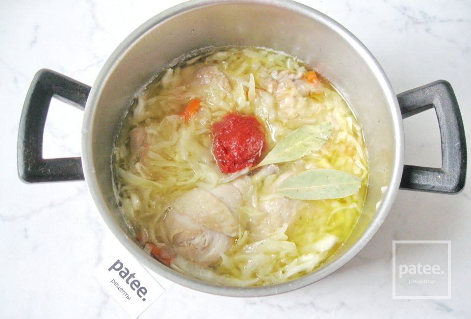 Курица с капустой и пшеном - Шаг 11