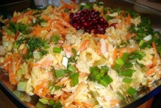 Салат "Лисичка"