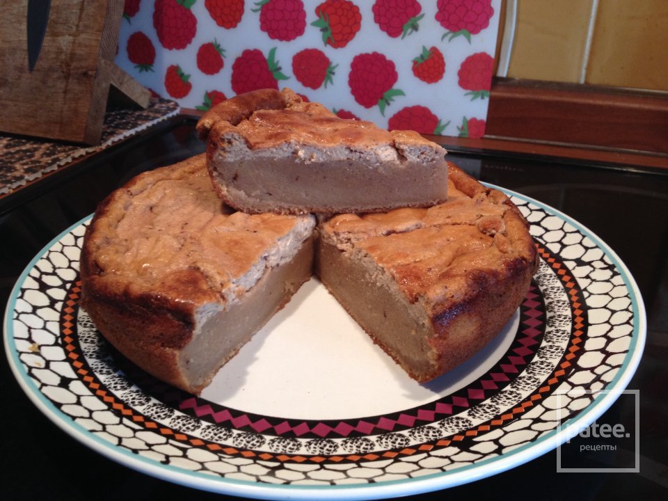 Шоколадно-творожный пирог с клубникой - Шаг 1