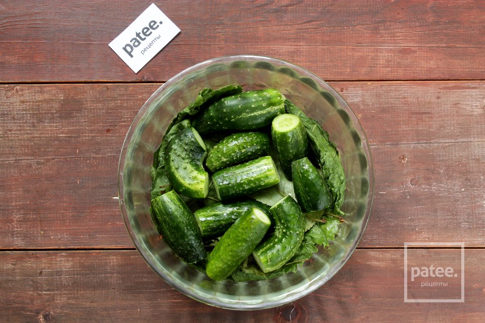 Хрустящие малосольные огурцы - Шаг 8