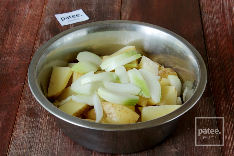 Картофель с куриным филе в сметане - Шаг 3