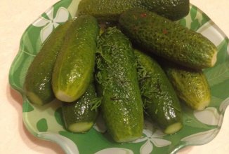 Огурчики малосольные