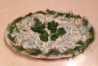 Кабачки в сметанном соусе