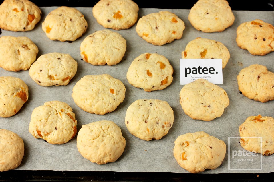 Сметанное печенье с абрикосами - Шаг 12