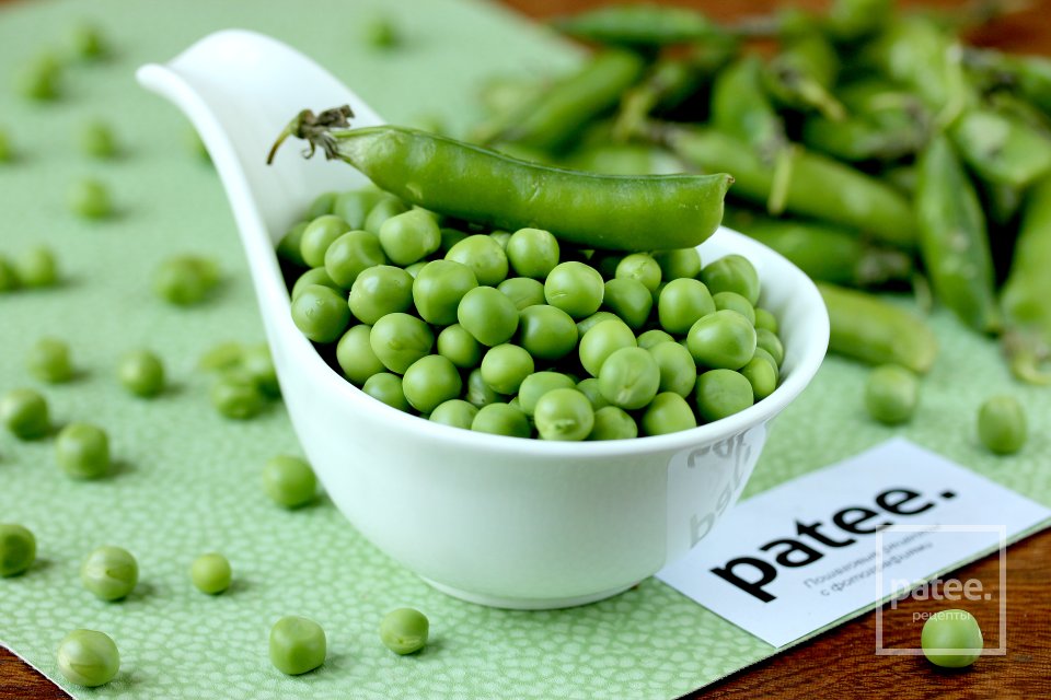 Как заморозить горошек