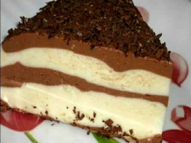 Легкий творожно-шоколадный десерт