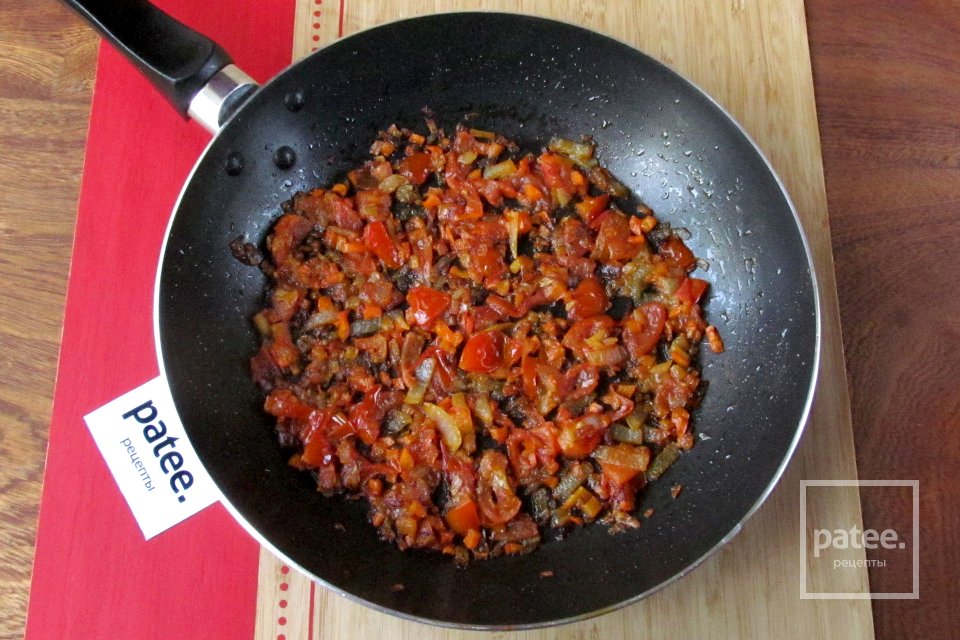 Суп с зелёной гречкой, помидорами и фрикадельками из крольчатины - Шаг 12