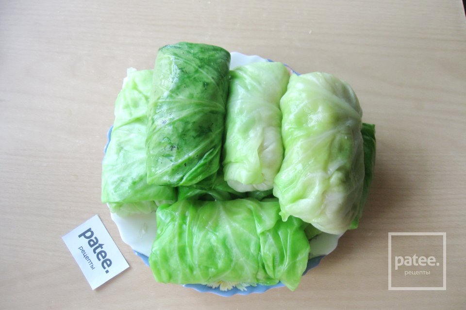 Голубцы из свинины с куриным филе и молодой капустой - Шаг 9